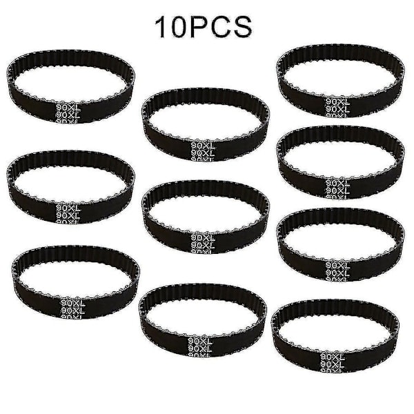 2/4 stk. Høvl Drivrem 914592 Til Black Decker Dn75 Dn750 Kw750 Sr600 Sr600 Dn75 Sort Gummirem2