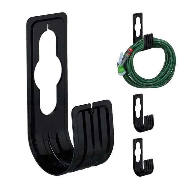 XJ-Svart slangeholder sett med 4