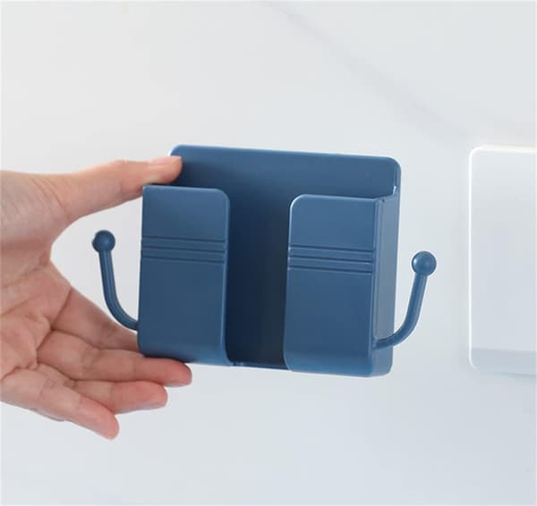Self-adhesive Remote Control Storage Box, Mobile Phone Wall Mo,ZQKLA