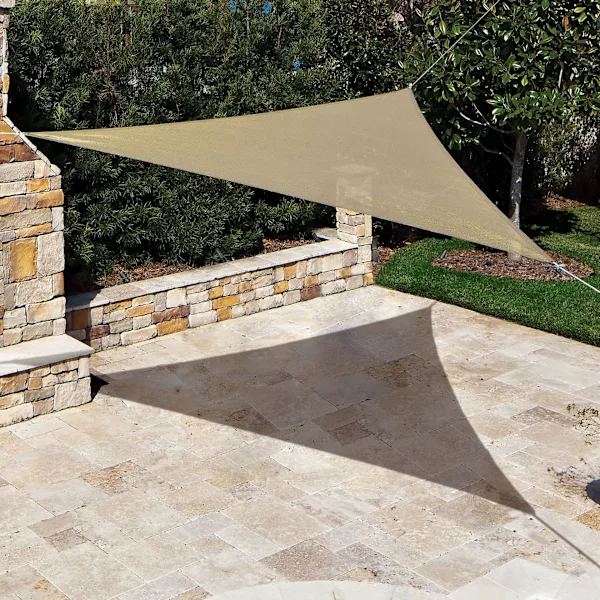 Triangular Sun Sails / Sailcloths Beige S Beige S Beige S