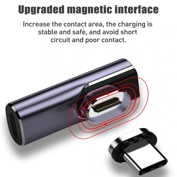 USB4.0 Typ-C Magneettinen Lataussovitin