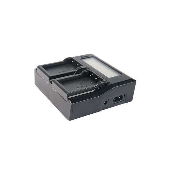 XJ-Enel9 Kamerabatteri Dobbel Lader LCD Digital Lader For D40x D60 D3000 D5000 Lader EU Plugg