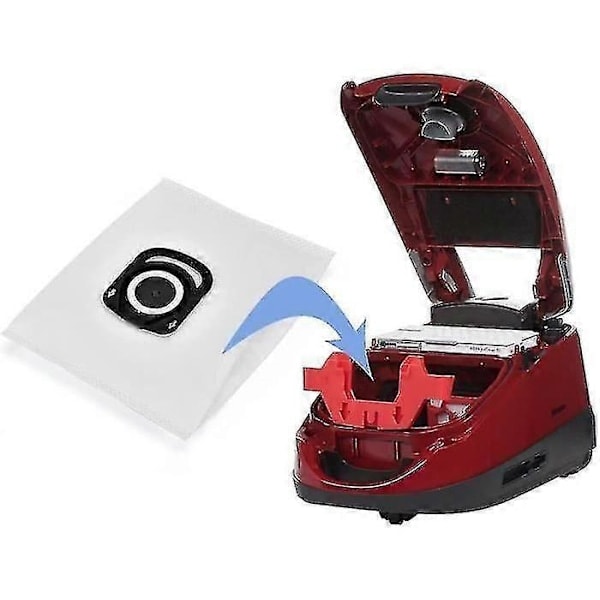 Sopii 10 pölynimuripussille, jotka ovat yhteensopivia Rowenta Hygiene + Silence, Compact Power ja X-Trem Power -pölynimureiden kanssa