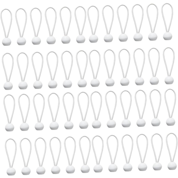 XJ-50 st elastiska rep polypropen studsboll vit dribbling Vit