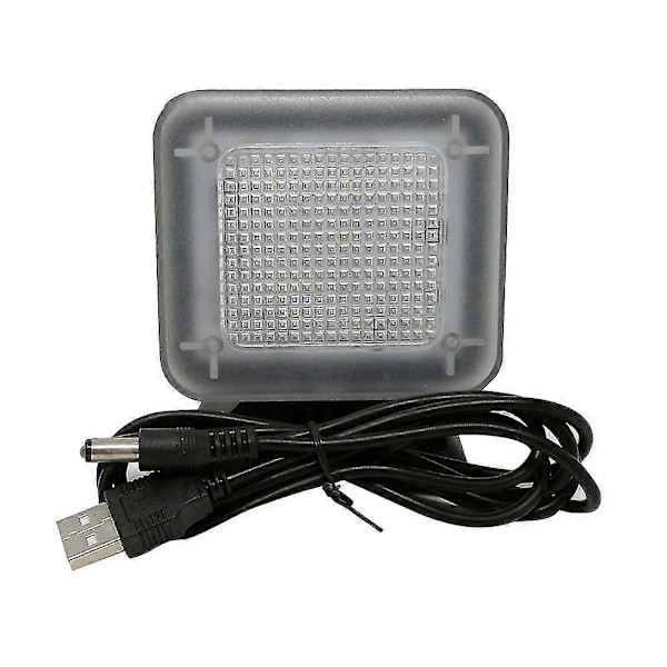 XJ-LED-lampa Bärbar Hem Säkerhet Timer Simulator för Energibesparande Falsk TV Svart+Vit