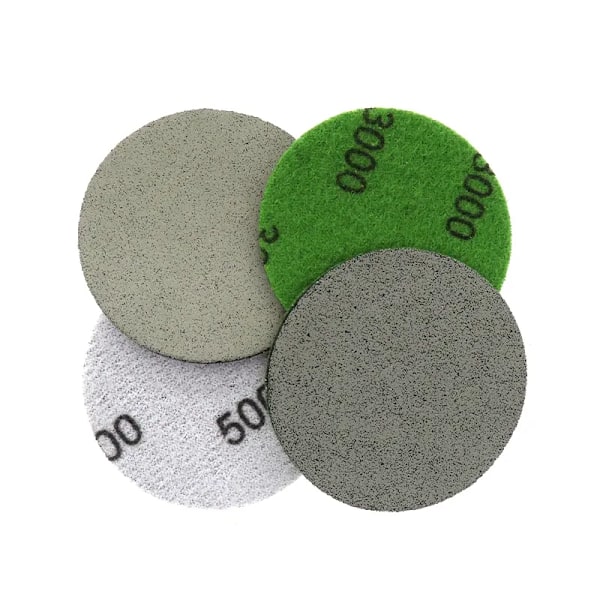 2 tum 50 mm Trizact Hookit Skumrondell Våt & Torr Svampslippapper Rondell 3000/5000 Korn Poleringsbuffert Slippapper Slipverktyg