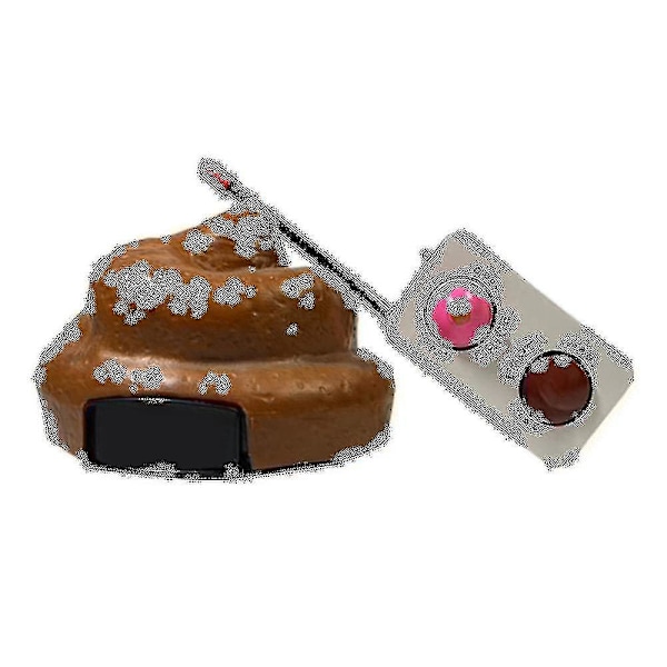XJ Fjärrstyrd Bajskorvsbil med Snurrande och Rapande Funktion 49mhz