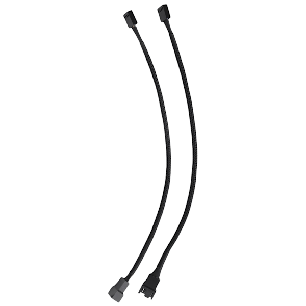 XJ-10 stk 4-Pin Pwm Blæser Forlænger Strømkabel Stik Kabinet Han til Hun Forlængerkabler Kompatible