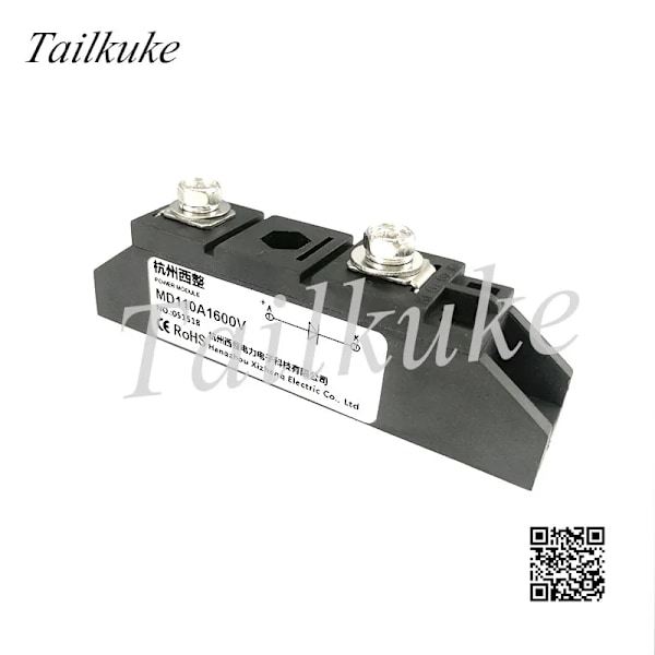 Grossist Photovoltaisk Anti-rekyl Diodmodul MD26A 40A 55A 70A 90A 100A 110A 1600V Diod Hög backspänningsresistans punktkontaktsdiod