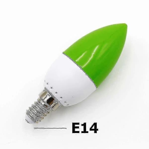 E14 LED Värillinen Kynttilälamppu, Värillinen Valo, sininen 2 kpl