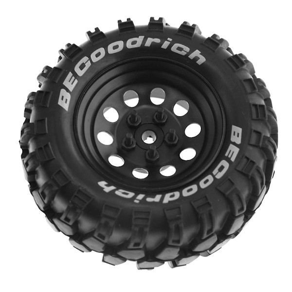 XJ-4 stk. 93mm Metal 1.9inch Beadlock Fælghjul Gummisæt Til 1/10 Rc Crawler Bil, Slidsadapter