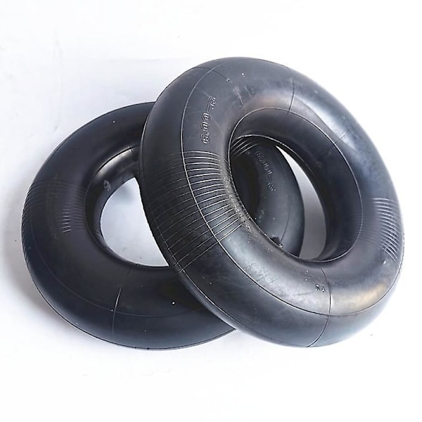 2 stk. gressklipperdekk 15*6.00-6 15x6.00-6 tykk slange golfbildekk rett ventil slange bälte_ssxjv