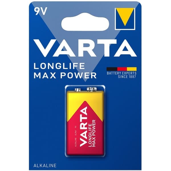 XJ-Longlife Max Power 9V Batteri