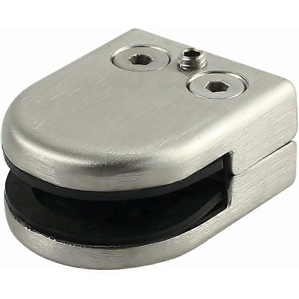 XJ-Glassklemme 8 STK 8-10mm Rustfritt Stål 304 Glassklemme Støtteplattform Kromfinish for Rekkverk