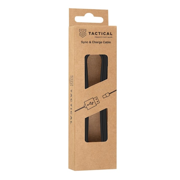XJ-Taktisk 1m 15W 3A USB-C/USB-C Ladekabel Glatt Svart