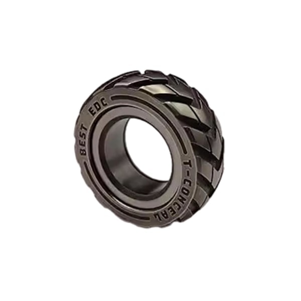 Dobbeltfunktionel Motorcykel Dæk Fidget Ring i Rustfrit Stål - Stressreducerende Legetøj - SDR