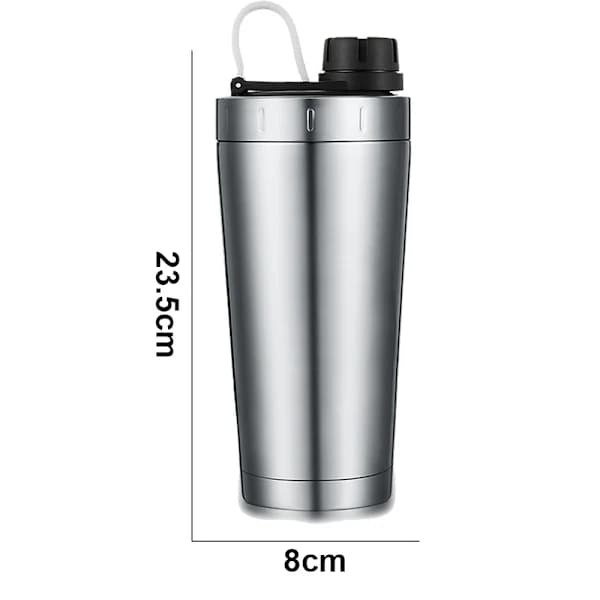 Rustfri proteinshaker - proteinshaker med kule[pl]