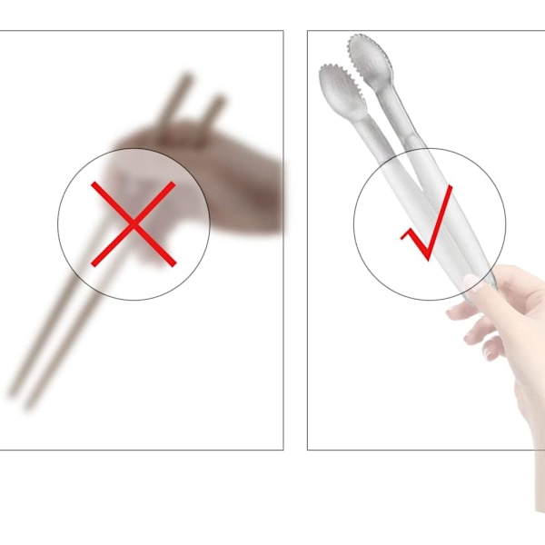 XJ-Sockerklämmor, U-formade serveringstänger för små isbitar, minitänger i rostfritt stål, godistänger, för fest, bröllop, bar, kök, café