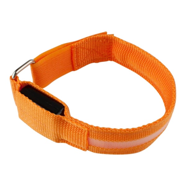XJ-armbånd med LED-lys - Orange