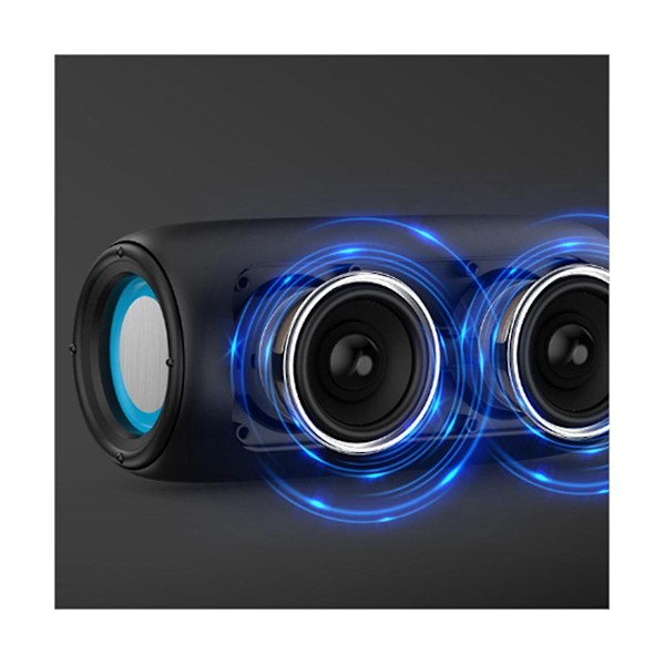 XJ-F26 Tws Trådlös Bluetooth 5.3 10w Portabel Högtalare Högeffekts Högtalare Rgb Färgglatt Ljus Subwoofer