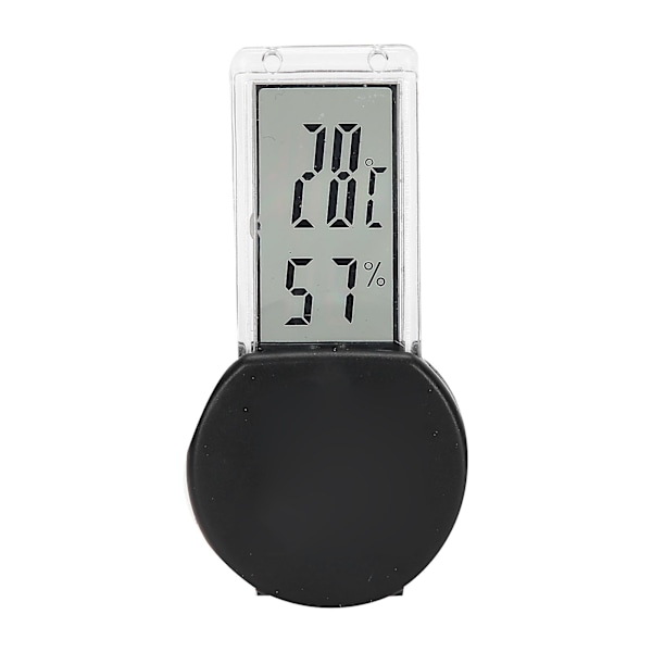 XJ-Digitalt termometer og hygrometer til reptilterrarium - Sort