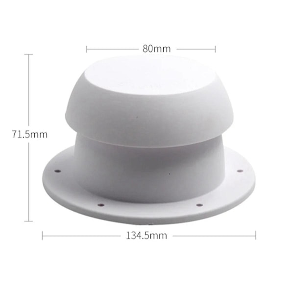 XJ-Ventilasjonsvifte for taket på campingvogn, soppformet, for campingvogner, stasjonsvogner C