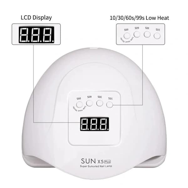 Negletørrerlampe til UV-gellak SUNX5 PLUS SUNX5 PLUS EU