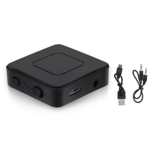 Bluetooth 5.0 mottaker sender trådløs lydadapter 3.5mm