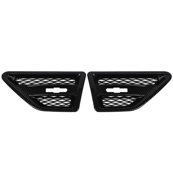 Freelander 2 LR2 2007-2014 Kolfiberlook Huv Sida Luftventil Dekorationsskydd (2 st)
