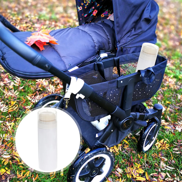 Puderpuffflaska för babypuder Lös Puderflaska Talkpuderflaska Lös Puderflaska för Reseförvaring Puder (Lock, Slumpmässig Färg)