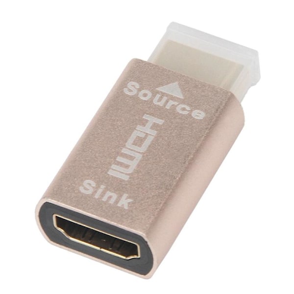 XJ-Lock Skärm Signalhållare Kvm Hdmi2.0 Virtuell Adapter Edid Ddc Dummy Plug För Displayemulator Upp