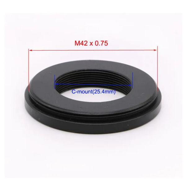 M25 M26 M27 M31 M32 M42 - C-mount 25,4 mm CCD-kameran sovitinrenkaat mikroskoopin objektiivilinssien sovitinrengas