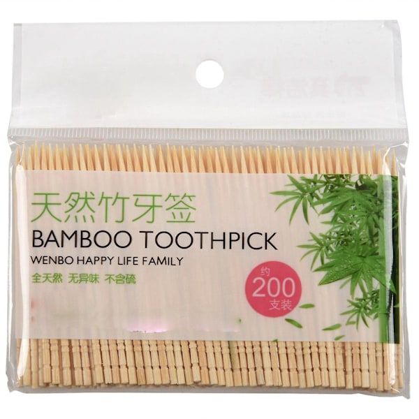 XJ-Bambu Hammastikut Pitopalvelu Cocktail Hedelmä Tikkuja 6,4cm Pitkä 600 Kpl