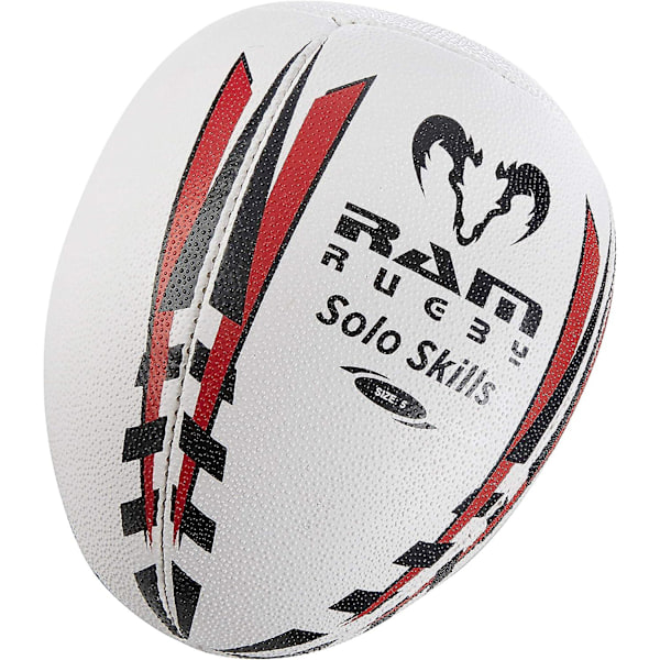 XJ-Ram Solo Skills Rugbyboll U2013 Rebound Vägg Individuell Skuggträning (Storlek 5, 4 och 3) - Träna Passningar med Halv Rugbyboll