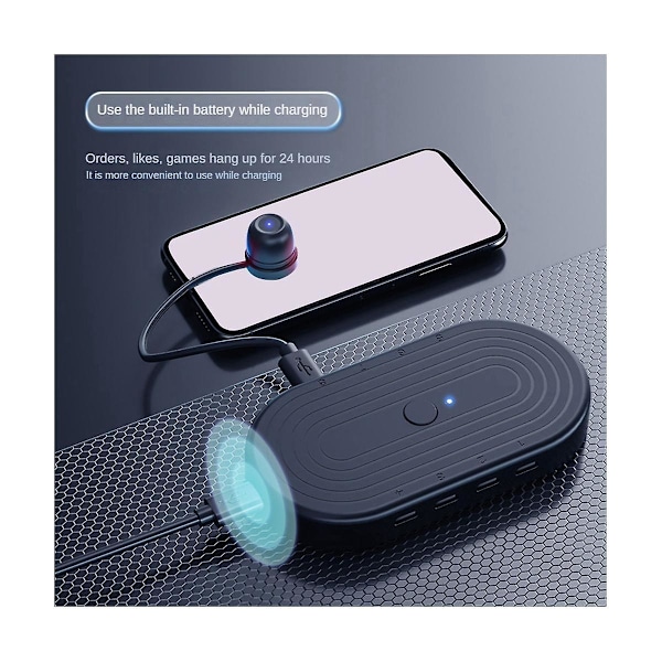 XJ-Mobiltelefonskärm Auto Clicker Justerbar Anslutning Fysisk Simulering Fingerenhet Klick, 1 St