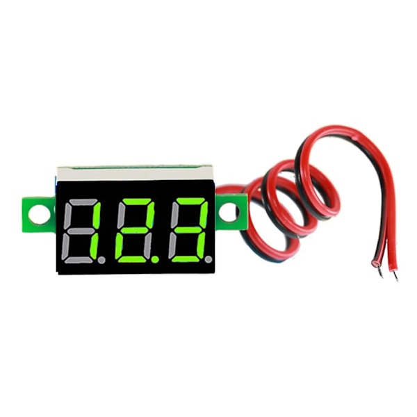 Grossist Tvåtråds Voltmeter LED Digital Spänningstabell DC 2-linjers DSN-DVML-368-2 Displaymätare DC4.5-30V Elektriska Mätinstrument