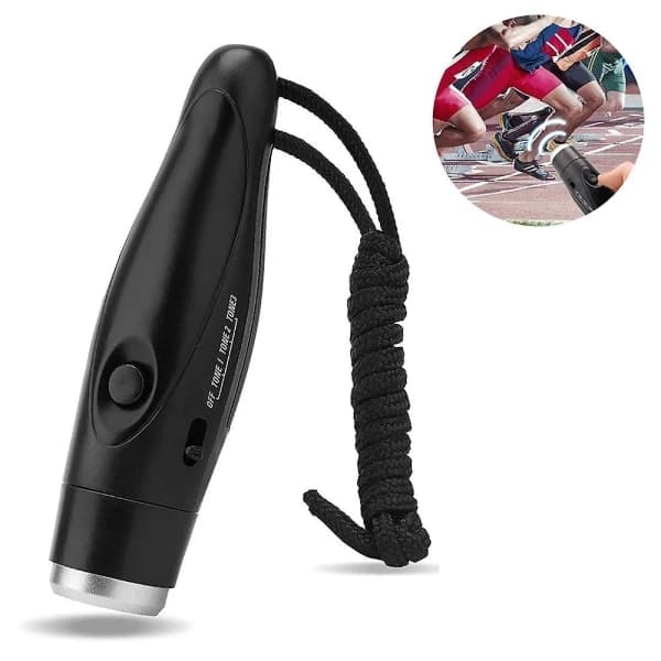 Electronic whistle with three tones, handheld survival whistle