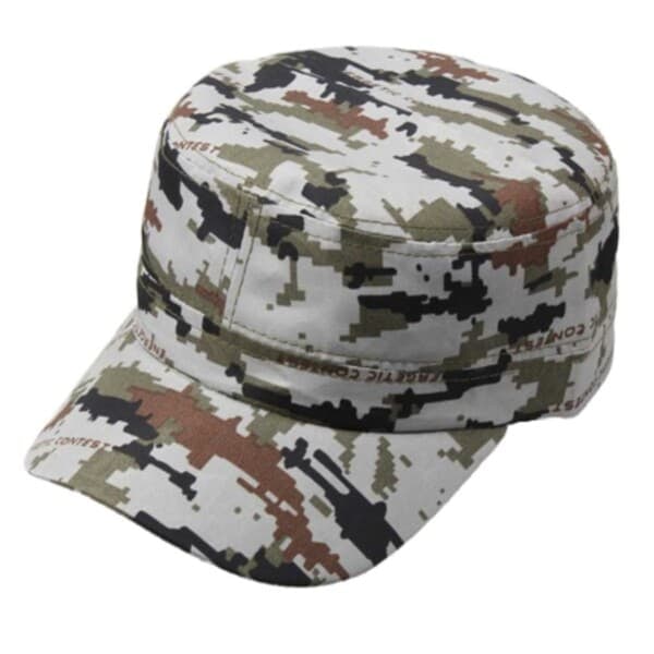 XJ-Militærkasket Army Kasket Camouflage Flad Armékasket Grå