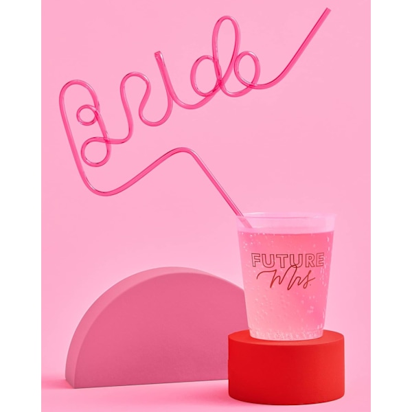 XJ-Bachelorette Penisstrån | Möhippa Dekorationer + Bröllopspresenter, Rosa, Strån, Penisstrån