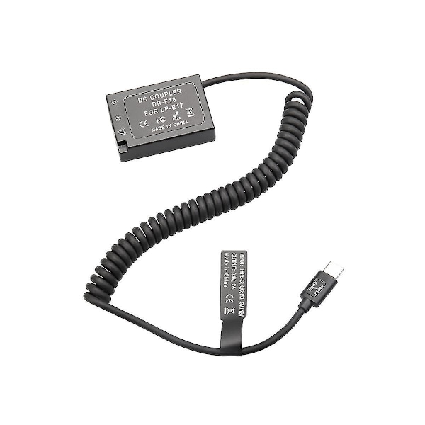 XJ-BEDETTER e18 LP E17 e18 Dummy Kobling Batterikameraadapter Bebetter for 850d 800d 760d 750d 77d T6i T6s T7i X9i R