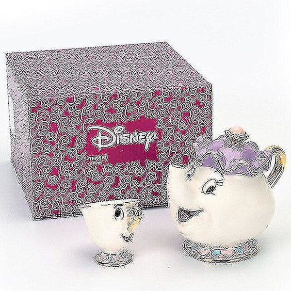 Tekande Krus med Skønheden og Udyret-motiv - Mrs. Potts og Chip