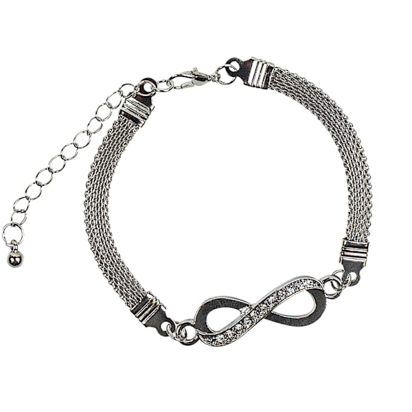 XJ-Armband med Evighetssymbol - Silver