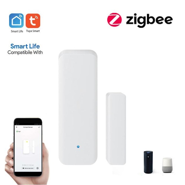 XJ-Tuya Zigbee 3.0 Smart Vindue Dør Sensor Zigbee 3.0 Trådløs Forbindelse Multifunktion Til Smart Hub