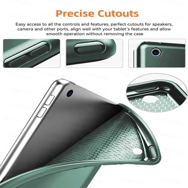 XJ-iPad Air 4/5 10,9″ Deksel Fodral Tri-fold Smart Case Svart