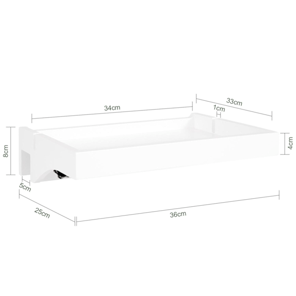 XJ-SoBuy Sengebord Natbord design Natbord NKD01-W