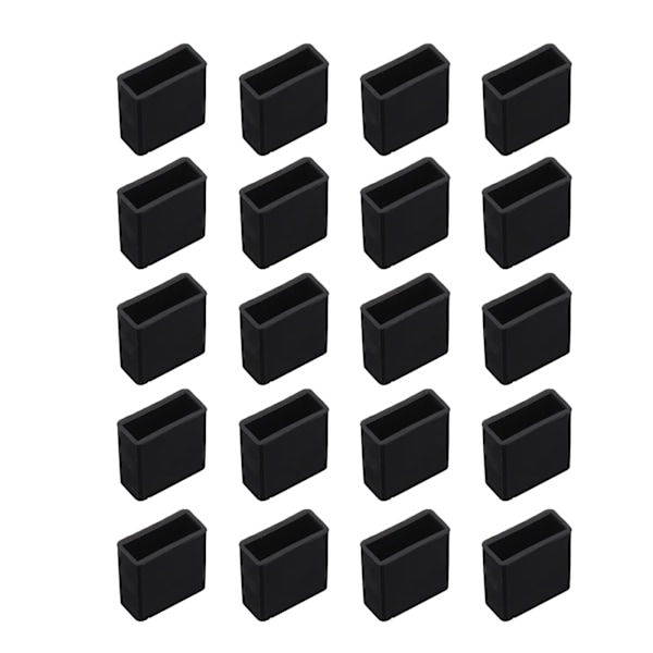 20 st USB-skydd Datakabel Skydd Anti-fukt Plug Skyddshylsa Hane Dammtät för Disk Anti-damm Propp