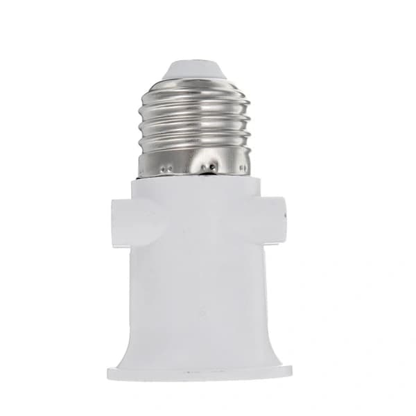 2 kpl E27 lampunpidikkeen adapterimuunnin, AC 100-240V 4A