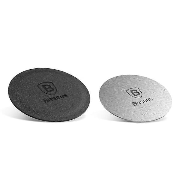 BASEUS 2 kpl Magneettinen Kiinnitys Rautasarja Magneettiseen Autopuhelinpidikkeeseen (1 kpl Magneettirauta ja 1 kpl