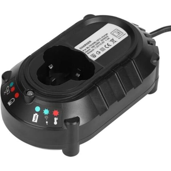 Li-ion Batterioplader, Erstatnings Hurtig Batterioplader Lithium Batteri Ladestation til 12V DC 1.5A Makita BL1013 BL7010 (EU Stik)