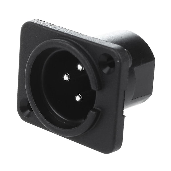 XJ-Xlr Hanstik Lige Terminal Panelmonteret Konnektor 10 Stykker